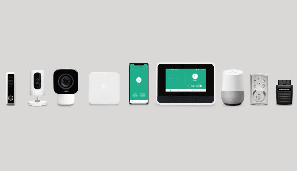 Vivint home security product line in Lima